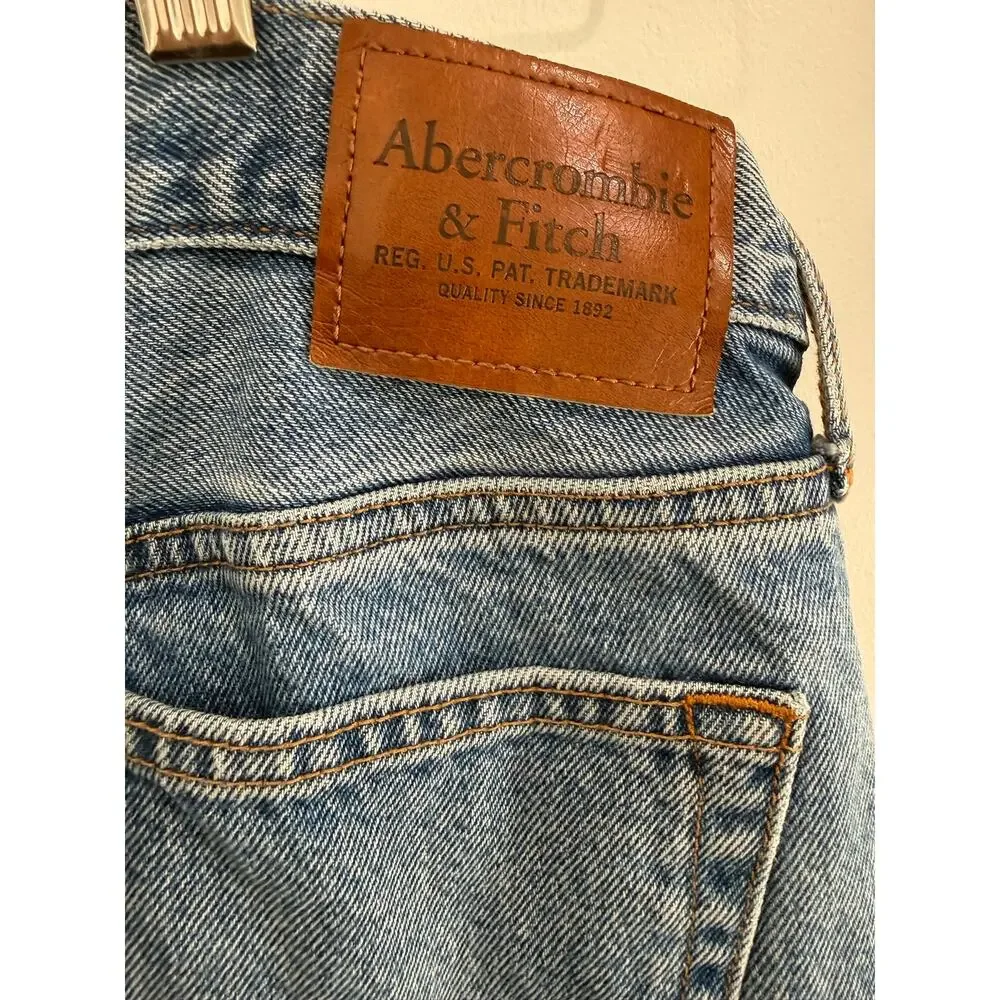 Abercrombie & Fitch Authentic Rigid Denim Baggy Jeans Men’s 29x30 Medium Wash